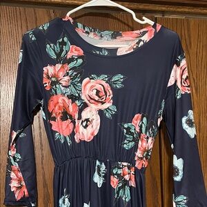 Floral Long Sleeve Dress